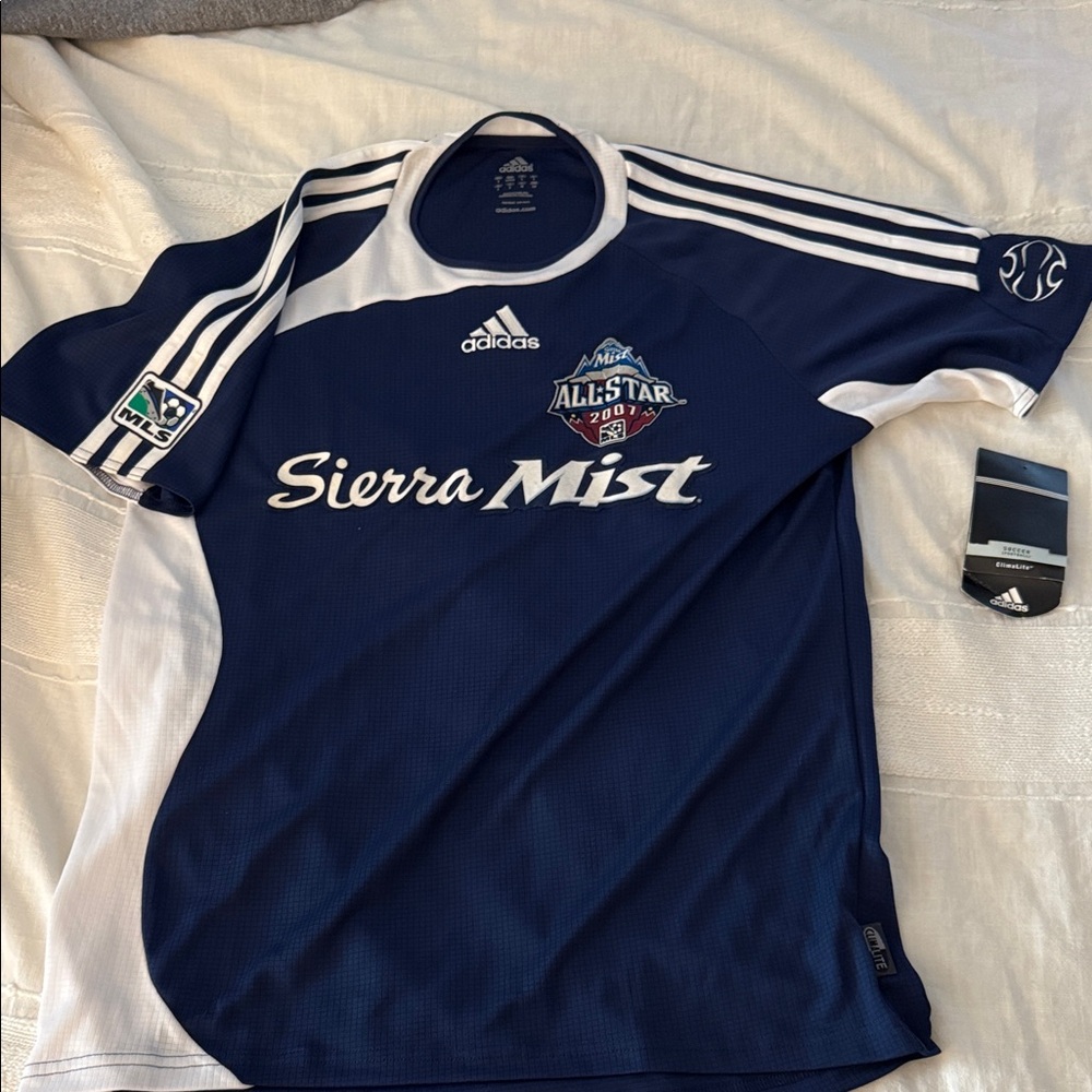 NWT Vintage 2007 MLS All-Star Game Jersey Adidas Sierra Mist Soccer Men's Small